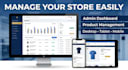 build a modern ecommerce website with admin dashboard