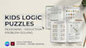 design logic puzzles for kids, reasoning and problem solving activities for kdp