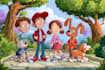 draw children book illustration