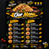 design a professional restaurant food menu