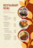 create beautiful food menu restaurant menu board design