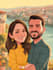 do couple portrait custom couple