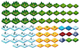 create isometric pixel art, tileset, pixel art animation, pixel tileset, tilemap