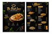 design food, party, restaurant flyer