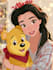 make a disney children cartoon illustration