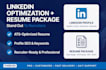 optimize your linkedin profile, write summary and create banner