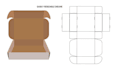 create custom packaging dieline, box design, print ready template and 3d mockup