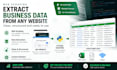 scrape business websites and collect structured company data