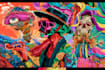 draw unique pop art, fantasy, psychedelic illustration