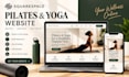 build squarespace pilate studio website yoga class booking website