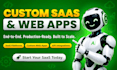 develop saas app, ai saas website, mobile app, ai web app and ai chat bots