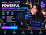 build a modern responsive website using HTML CSS and javascript