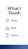 teach physics, science, math and computing online
