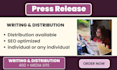 do press release writing ai press release distribution to premium PR media site