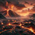 make amazing volcano video