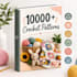 provide ten thousand crochet patterns digital bundle