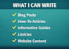 write clear and engaging blog posts for your website