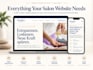 design a modern salon and beauty website
