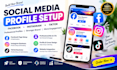 be setup optimize your facebook instagram and tiktok profile
