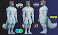 create 3d furry vtuber avatar, nsfw vrchat avatar, vtuber model rigging, animaze
