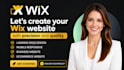 wix website redesign wix website development wix website design wix online store