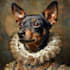 create royal pet portrait in high quality