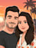 make couple portrait illustration