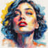 make pop art portrait illustration