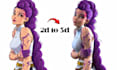 convert 2d to 3d character model 2d sketch to 3d 3d printable model, step file