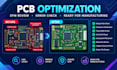 optimize your pcb design, debug schematic and provide dfm review