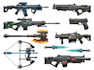create weapon design and game illustration for you