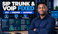 configure sip trunk 3cx freepbx asterisk voip troubleshoot call routing issues