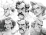 draw black and white sketch