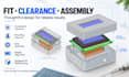 design and 3d print a custom electronics enclosure