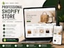 create and customize a professional shopify store
