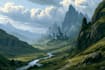 do fantasy landscape illustrations