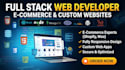 do custom website design, redesign, and full stack e commerce development