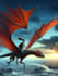create a stunning dragon fantasy book cover