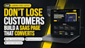 design and develop a high converting saas landing page