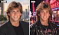 transform photo into 1980s retro USA yearbook portrait
