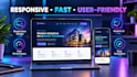 build a modern responsive website
