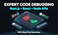 fix nextjs bugs, react, nodejs API issues and jest tests