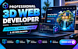 3d web developer, 3d website developer, webgl, three js and 3d web design
