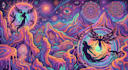create psychedelic event posters