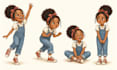 create character pose expression sheets