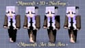 design quality minecraft skin render for you