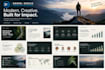 create a modern, unique and professional powerpoint presentation