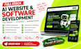 do full stack ai website software development ai website development ai agency