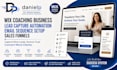 wix coaching business lead capture automation email sequence setup sales funnels
