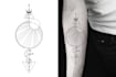 design a custom geometric linework tattoo